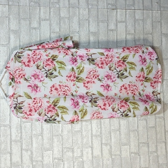 Show Me Your Mumu White Floral Robe Size O/S Missing Sash - Picture 5 of 5
